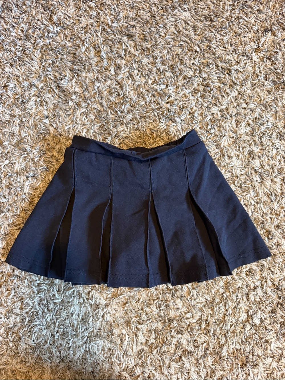 SweetHoney Dark Navy Pleated Girls Skort